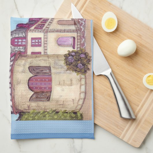 Paris Eiffel Tower inspireert Kitchen Towel Theedoek (Quarter Fold)
