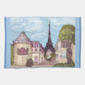 Paris Eiffel Tower inspireert Kitchen Towel Theedoek (Horizontaal)