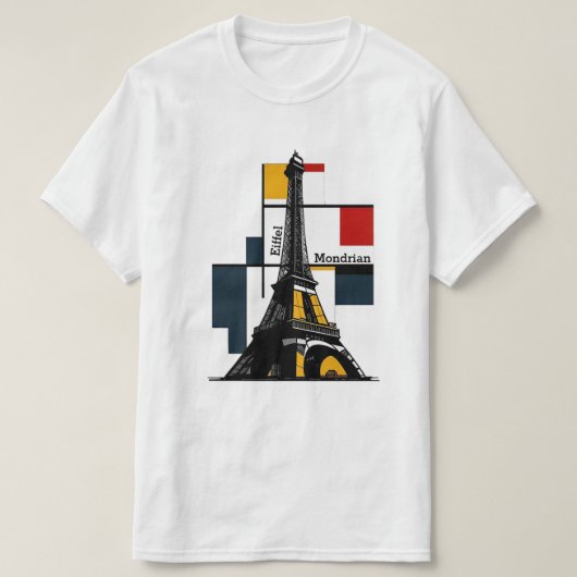 paris eiffel tower jnf t-shirt (Design voorkant)