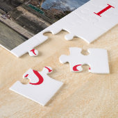 Paris Eiffel Tower klassiek uitzicht puzzel (Zijkant)