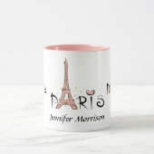 Paris Eiffel Tower Mok (Midden)