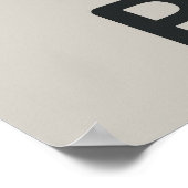 Paris Eiffel Tower Poster (Hoek)