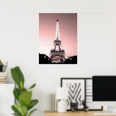 Paris Eiffel Tower Poster (Thuiskantoor)