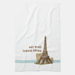 Paris Eiffel Tower Tea Kitchen Towel Theedoek