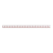 Paris Eiffel Tower White Red Ribbon Grosgrain Lint (Voorkant)