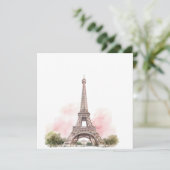Paris Eiffeltoren Ansichtkaart Feestdagenkaart (Staand voorkant)