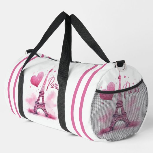 Paris Eiffeltoren en Hart Plunjezak (Rechterhoek)