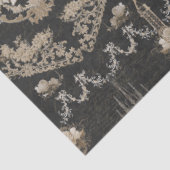 Paris Eiffeltoren Flora Ephemera Script Decoupage Tissuepapier (Detail)