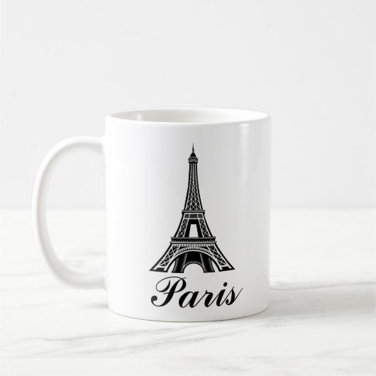 Paris Eiffeltoren ontwerp mok (Links)