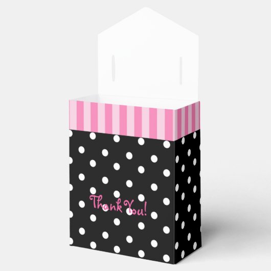 Paris Eiffeltoren Roze Verjaardagsfeestje Favor Ba Bedankdoosjes (Geopend)