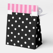 Paris Eiffeltoren Roze Verjaardagsfeestje Favor Ba Bedankdoosjes (Achterkant)