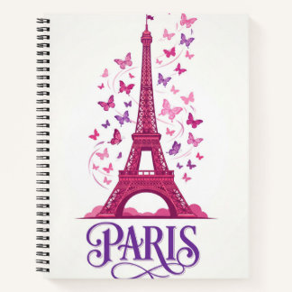 Paris Eiffeltoren Spiraal Notebook Notitieboek