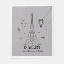 Paris Eiffeltoren Worpdeken
