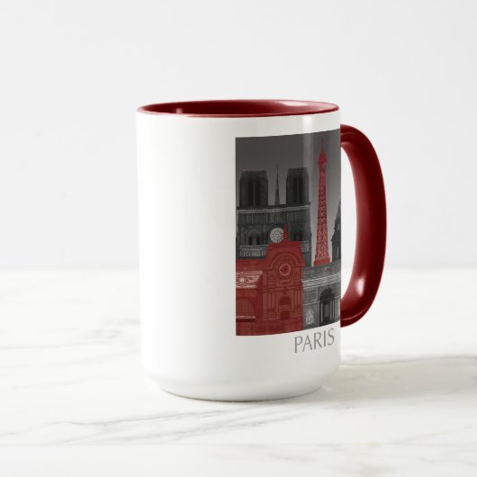 Paris Elevings by Night - Red Mok (Voorkant rechts)