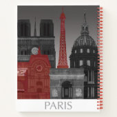 Paris Elevings by Night - Red Notitieboek (Achterkant)