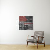 Paris Elevings by Night - Red Wandkleed (In Situ (horizontaal))