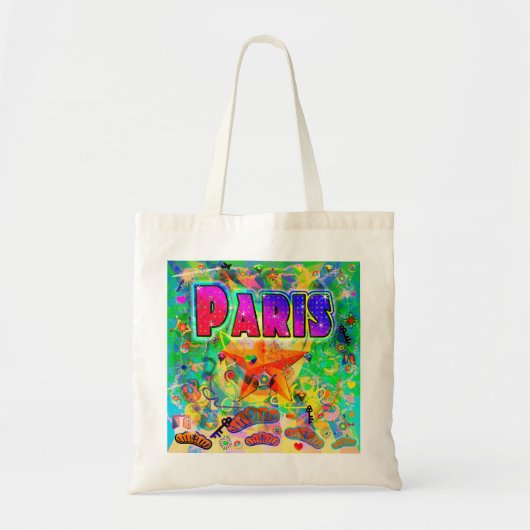 Paris Epoch Hour Canvas tas (Voorkant)