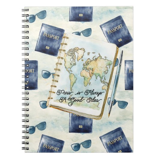 Paris est toujours une bonne idée Cahier de voyage (Devant)