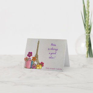 "Paris est toujours une bonne idée" carte