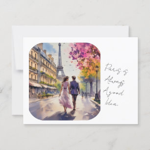 Paris est toujours une bonne idée Carte postale