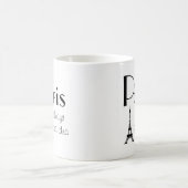 Paris est toujours une bonne idée Mug café blanc (Centre)