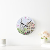 Paris est une bonne idée Horloge murale (Maison)