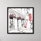 Paris et la mode toile étirée (Recto)