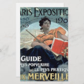 Paris Exposition 1902 BC Briefpapier (Voorkant / Achterkant)