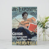 Paris Exposition 1902 BC Briefpapier (Staand voorkant)