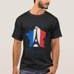 Paris Flag Eiffel Tower T-shirt