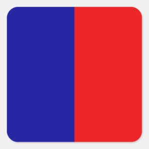 Paris Flag Vierkante Sticker