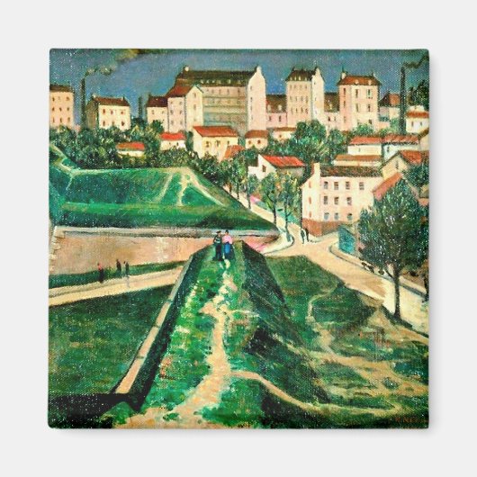 Paris Fortification by C.R.W. Nevinson, 1913 Magneet (Voorkant)