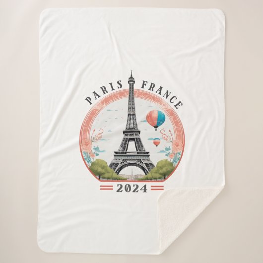 Paris France 2024 Couvertures Sherpa, Tour Eiffel (Devant)