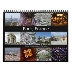 Paris, France Calendar Kalender