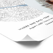 Paris France Carte Mariage Fiançailles Photo Cadea (Coin)