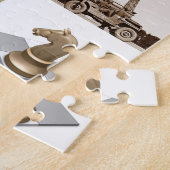 Paris France Decorative Jigzaag Puzzle Legpuzzel (Zijkant)