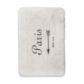  Paris France Destination Design met Arrow Badmat (Voorkant Verticaal)