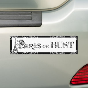 Paris France Gifts en Souvenirs Bumpersticker