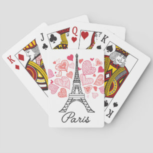 Paris, France Love Pokerkaarten