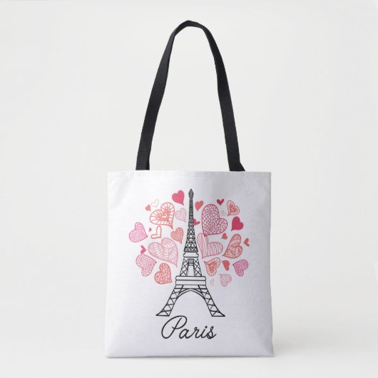 Paris, France Love Tote Bag (Voorkant)