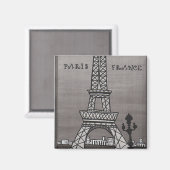 Paris France Magnet (Recto/Verso)