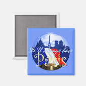 Paris France Magnet (Recto/Verso)