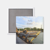 Paris France Pont Alexandre. Magnet Magneet (Voorkant / Achterkant)