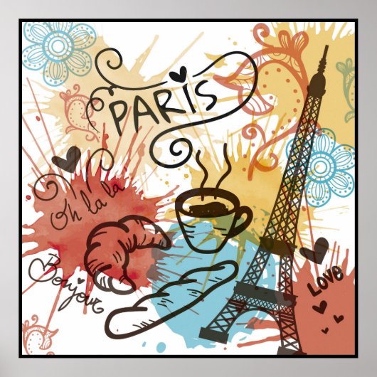 Paris, France, poster Voyage (Devant)