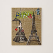 Paris France Puzzle Décor (Vertical)