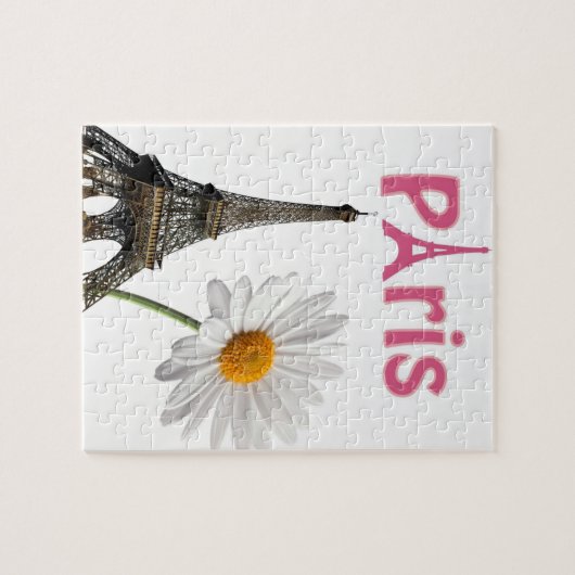 Paris France Puzzle Décor (Horizontal)