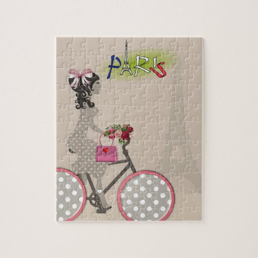 Paris France Puzzle Décor (Vertical)