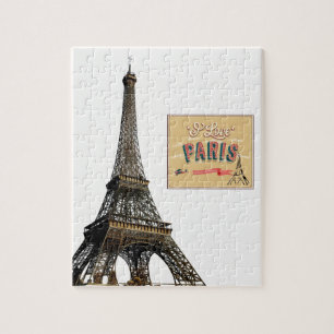 Paris France Puzzle Décor