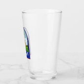 Paris France Retro Travel Art  Glas (Links)