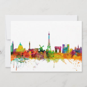 Paris France Skyline